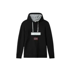 Sweatshirt Napapijri Con Cappuccio Burgee Sum 3 8 Sweatshirt Napapijri Con Cappuccio Burgee Sum 3 -Napapijri napapijri np0a4f9f black 3