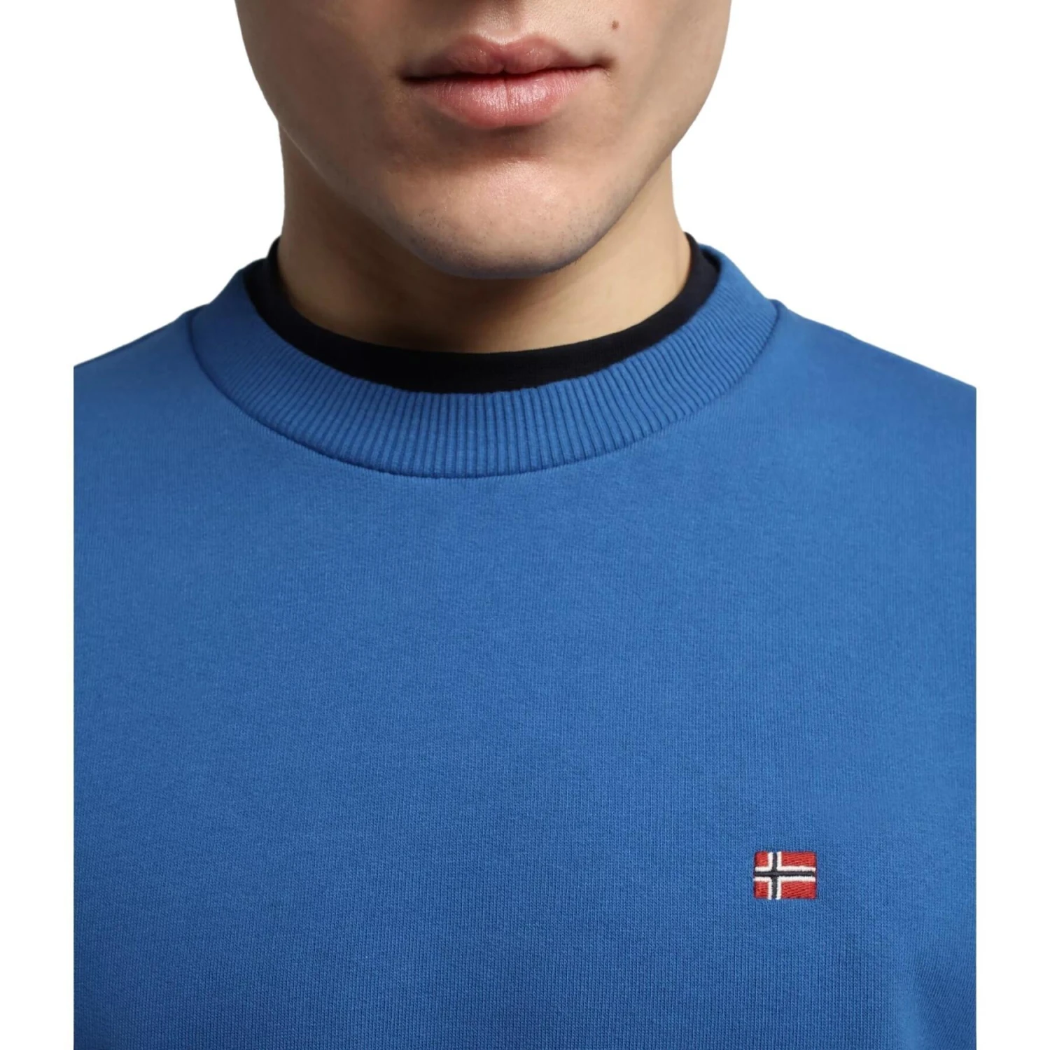 Felpa Con Cappuccio E Collo Rotondo Napapijri Balis Crew 1 4 Felpa Con Cappuccio E Collo Rotondo Napapijri Balis Crew 1 - immagine 2