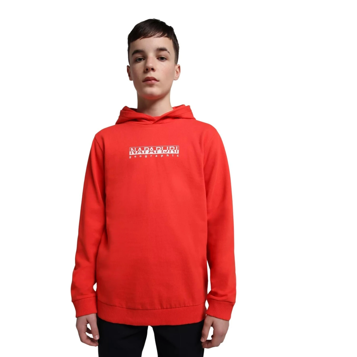 Felpa Con Cappuccio Per Bambini Napapijri K B-Box 4 Felpa Con Cappuccio Per Bambini Napapijri K B-Box - immagine 2