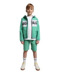 Giacca Con Cappuccio Per Bambini Napapijri K A-Entremont