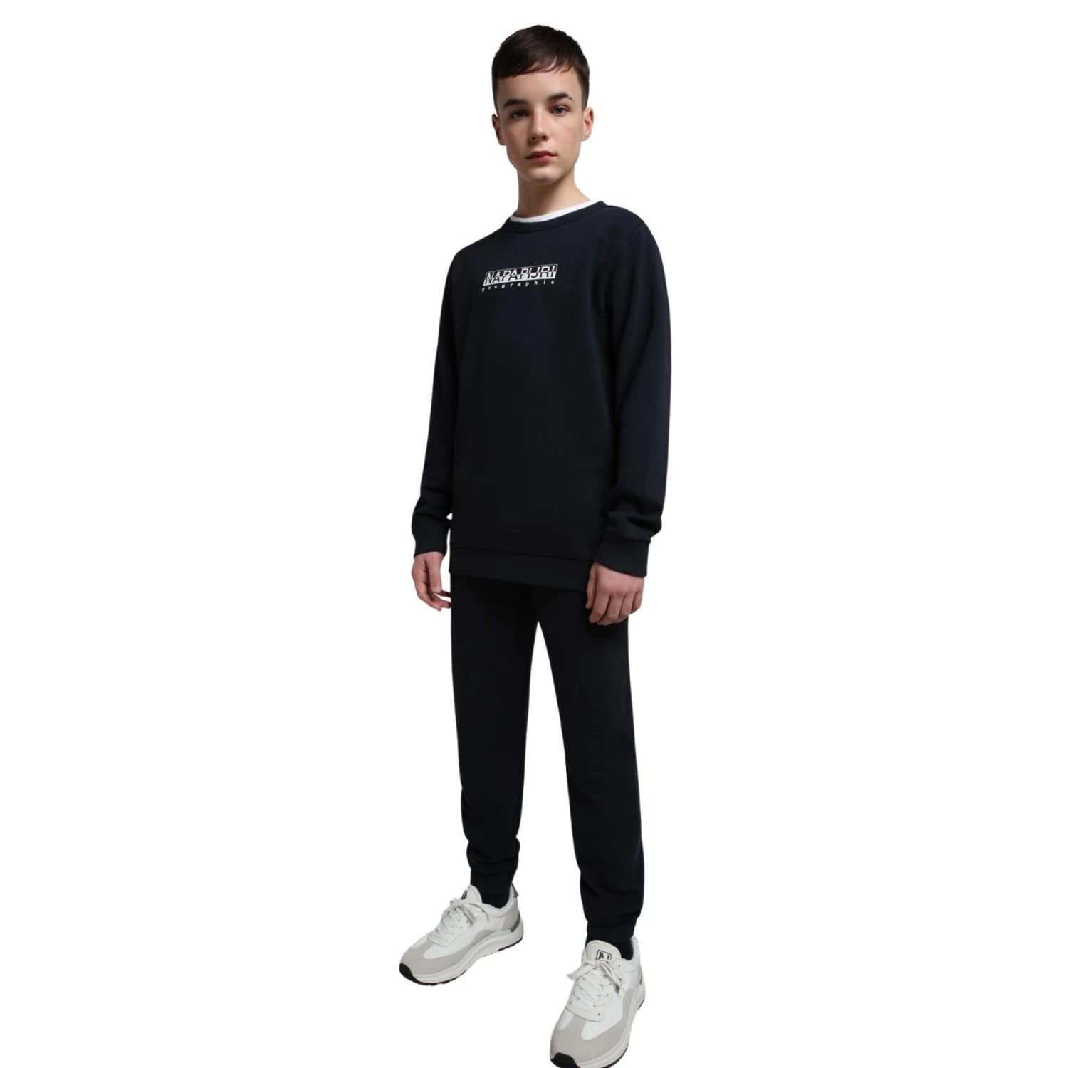 Felpa Girocollo Per Bambini Napapijri K B-Box 1 3 Felpa Girocollo Per Bambini Napapijri K B-Box 1