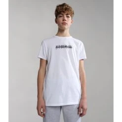 Maglietta Per Bambini Napapijri Box -Napapijri napapijri np0a4g4p mbt 03