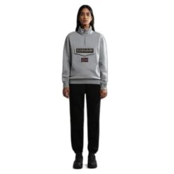 Sweatshirt Mezza Zip Napapijri Burgee 1 -Napapijri napapijri np0a4gjc 160 4