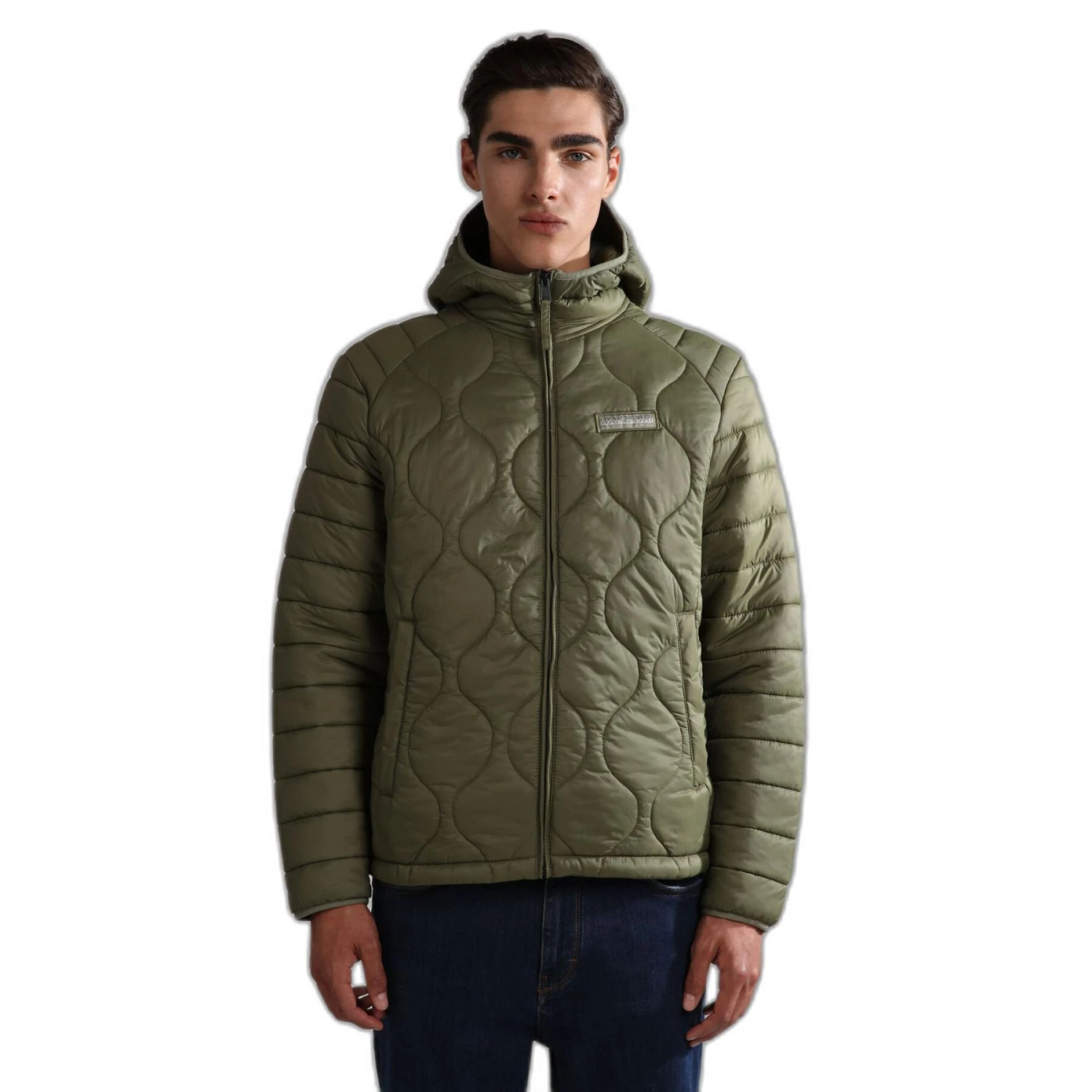 Giacca Con Cappuccio Con Zip Integrale Napapijri A-Morgex 5 Giacca Con Cappuccio Con Zip Integrale Napapijri A-Morgex - immagine 3