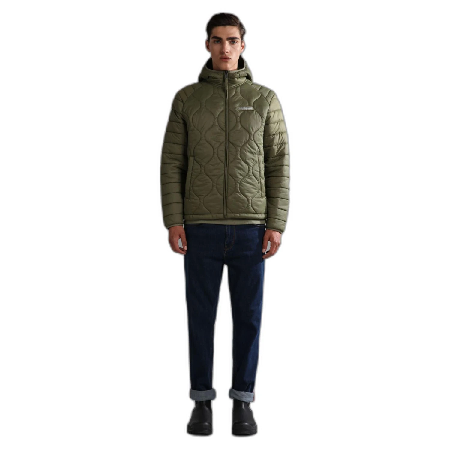 Giacca Con Cappuccio Con Zip Integrale Napapijri A-Morgex 6 Giacca Con Cappuccio Con Zip Integrale Napapijri A-Morgex - immagine 4