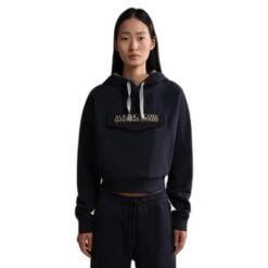 Felpa Da Donna Con Cappuccio Napapijri Burgee Crop -Napapijri napapijri np0a4gkj 176 mag3962008 1