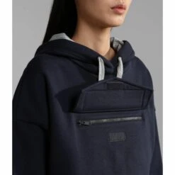 Felpa Da Donna Con Cappuccio Napapijri Burgee Crop -Napapijri napapijri np0a4gkj 176 mag3962008 4