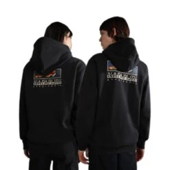 Sweatshirt Felpa Con Cappuccio E Mezza Zip Napapijri B-Course -Napapijri napapijri np0a4glx 041 5