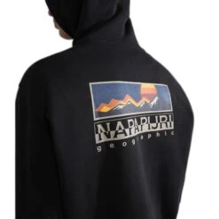 Sweatshirt Felpa Con Cappuccio E Mezza Zip Napapijri B-Course -Napapijri napapijri np0a4glx 041 7