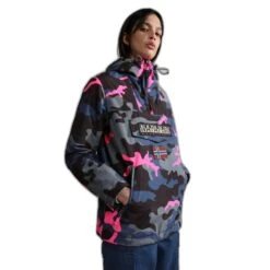 Giacca Impermeabile Stampata Da Donna Napapijri Rainforest -Napapijri napapijri np0a4gm7 fbm 2