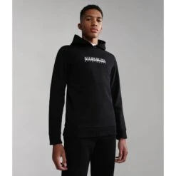 Felpa Con Cappuccio Per Bambini Napapijri Box -Napapijri napapijri np0a4gmo mbu 03