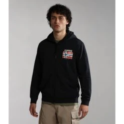 Felpa Con Cappuccio E Zip Napapijri Guiro -Napapijri napapijri np0a4gzf 041 03