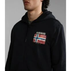 Felpa Con Cappuccio E Zip Napapijri Guiro -Napapijri napapijri np0a4gzf 041 5